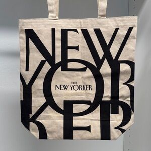 The New Yorker Double Handle Canvas Tote Bag (NEW)
